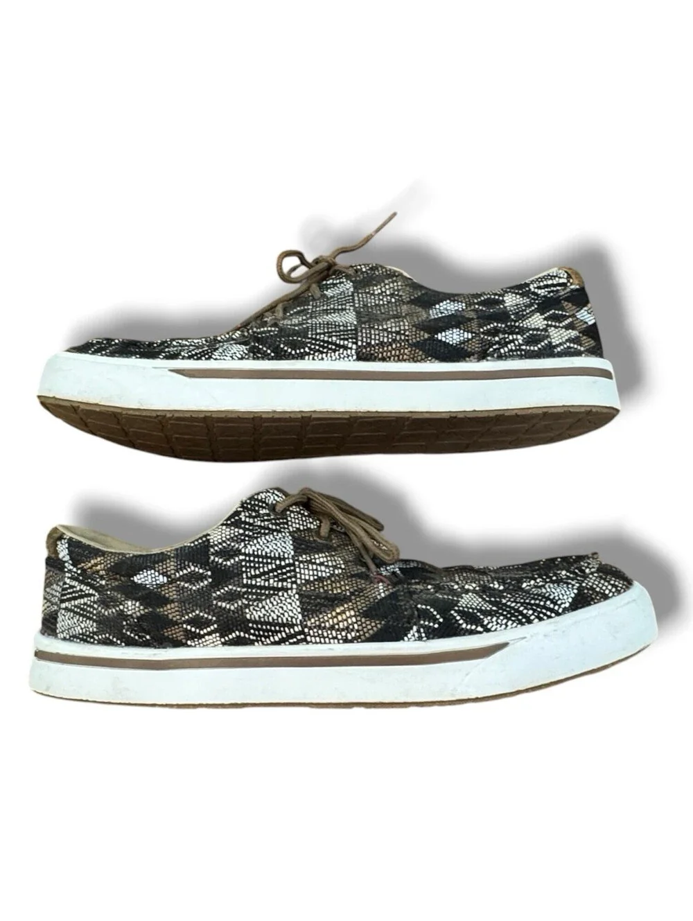 Twisted X Black Multi Kicks Lace Up Sneaker Aztec Casual MCA0044 Men’s Size 11